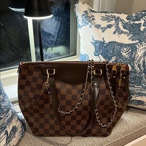 Louis Vuitton Westminster PM Damier Ebene Checkered Tote Bag like 🆕